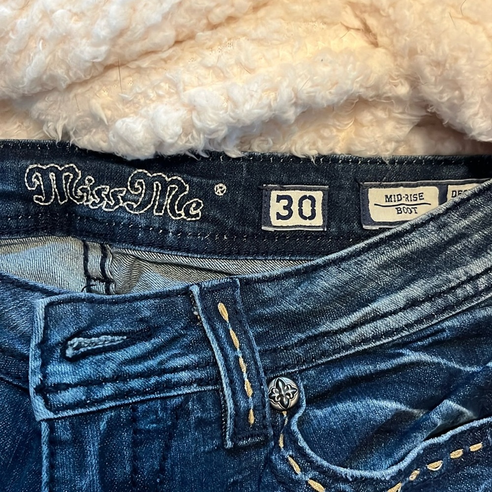 Miss Me brand size 30 boot cut jeans